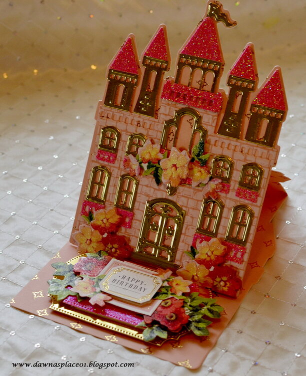 Pink Castle Card