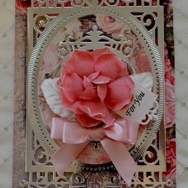 Pink Flower For You Card