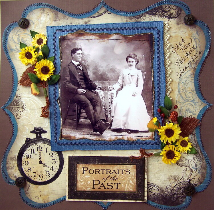 Portraits of the Past John and Nora Fairchild Circa 1900&#039;s
