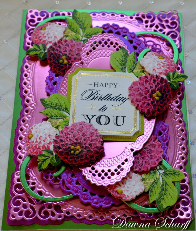 Raspberry Birthday Card