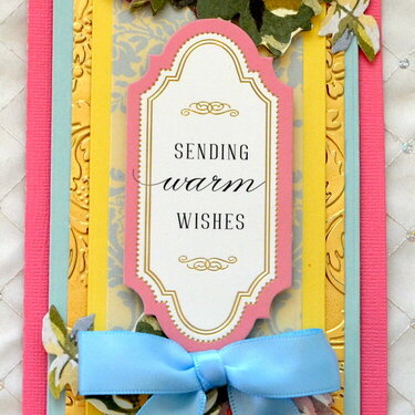 Sending Warm Wishes Slimline Card