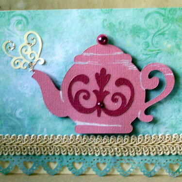 Steaming teapot Card
