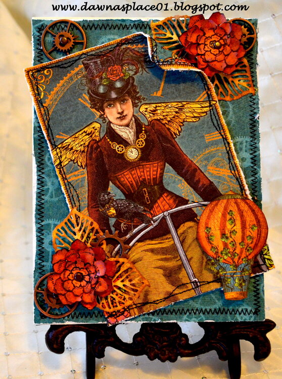 Steampunk Birthday Card