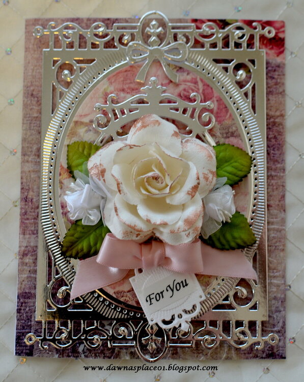 White Rose For You Card