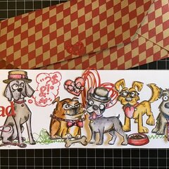 PepperÂ�s Valentine for Dad with Envelope