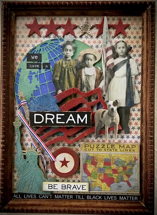 We Have A Dream Mixed Media Project