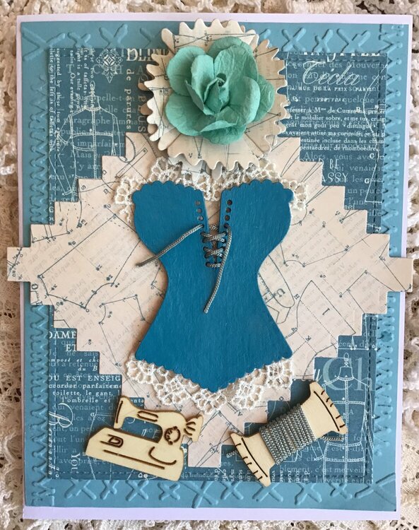 Sewing Theme Card