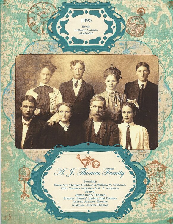 A. J. Thomas Family - 1895