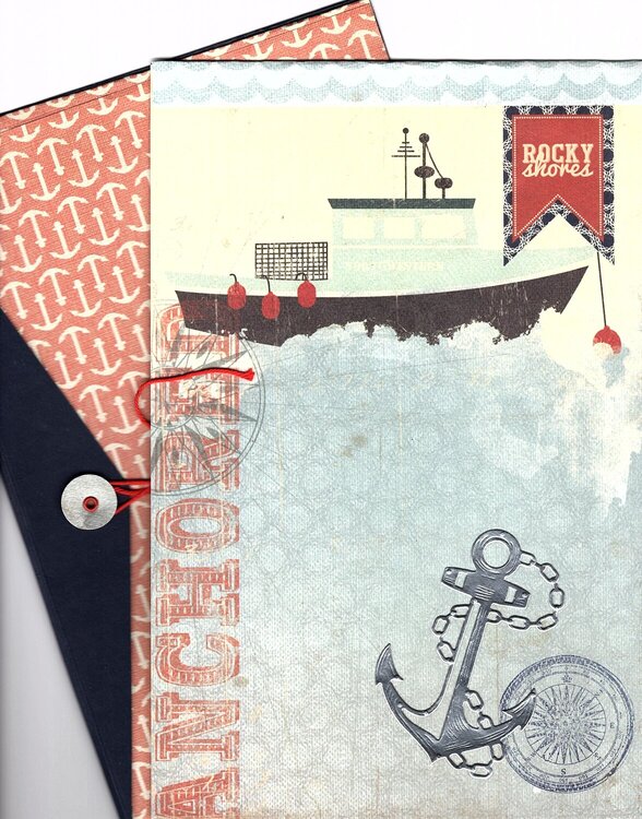 Anchored Father&#039;s Day Card (Front) &amp; Envelope