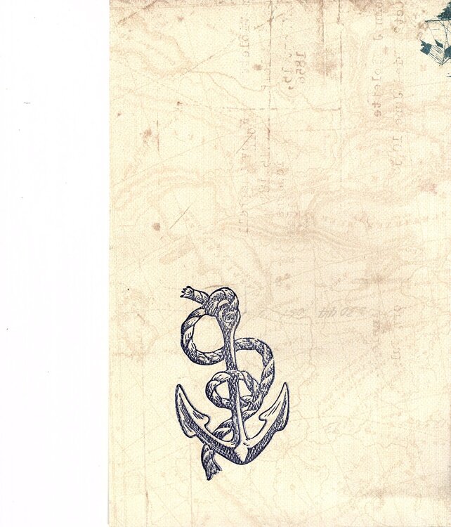 Anchored Father&#039;s Day Card (Inside-Top)