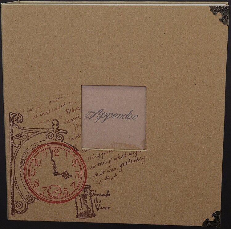 Altered Album -  Appendix