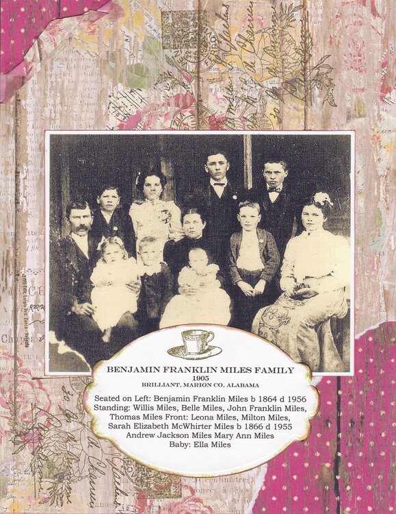 Ben Miles Family 1905