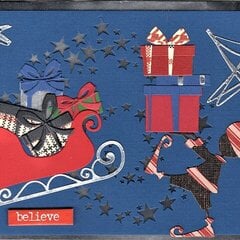 Large Christmas Cards - believe