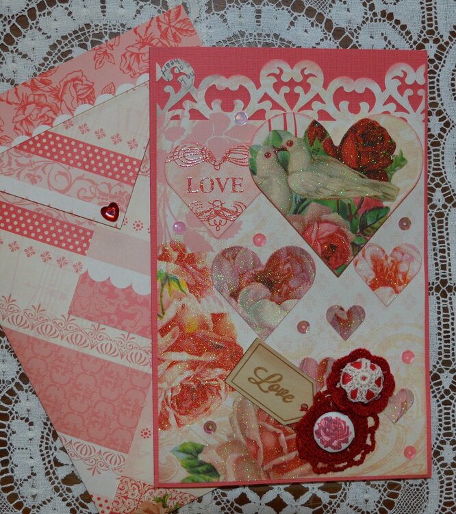 Rose Valentine and Envelope