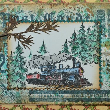 Locomotive Winter Scene
