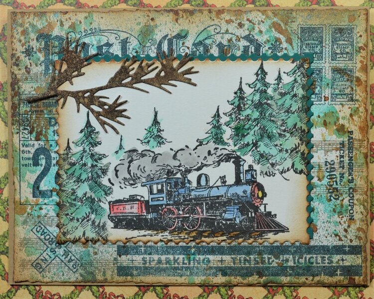 Locomotive Winter Scene