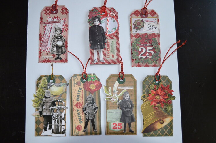 Paper Doll Tags for Christmas 2023
