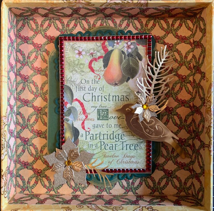 Partridge in a Pear Tree Box Top