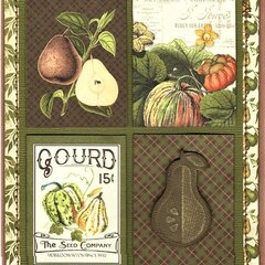 Pears and Gourds Fall Card