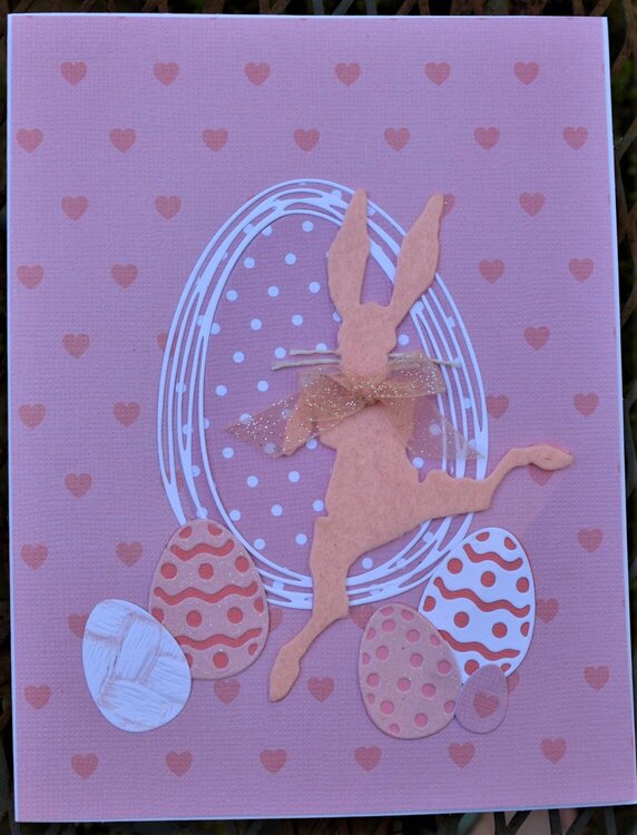 Felt Bunny Easter Cards-Bunny Hop