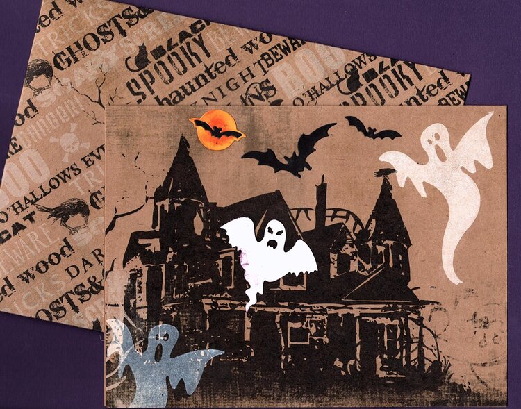 Ghost Card - Front &amp; Envelope