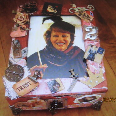 Altered Wooden Photo Box