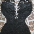 Dressform Wall Art - Close up of Corset