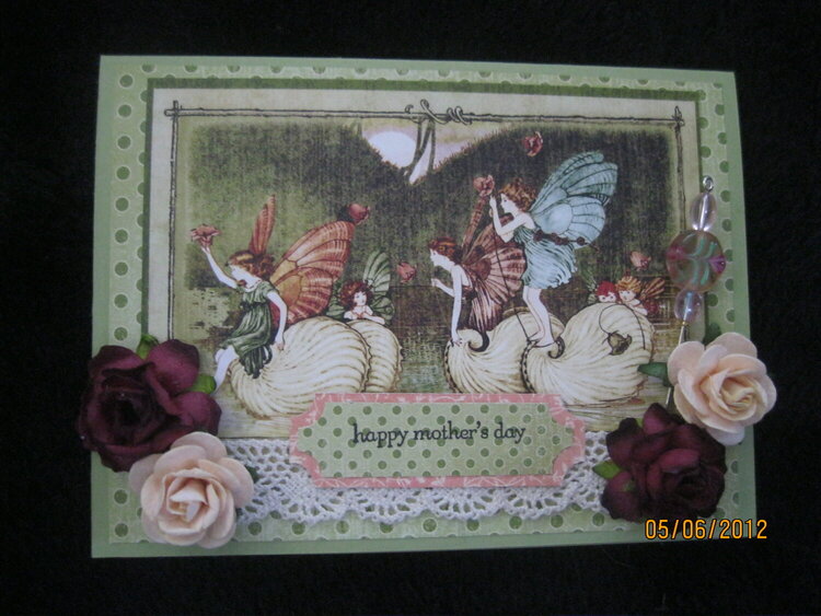 Once Upon A Spring Time Mothers Day Card