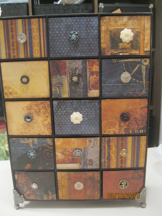 15 Drawer storage Project Idea