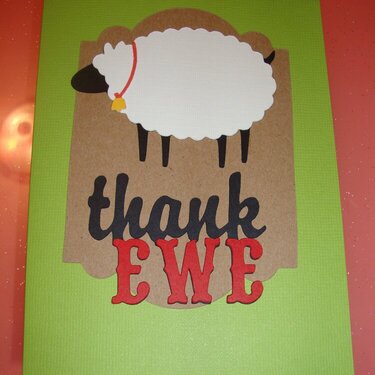 Thank &quot;Ewe&quot; card