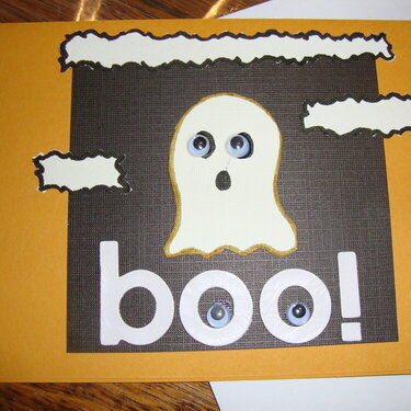 Boo!  Halloween card