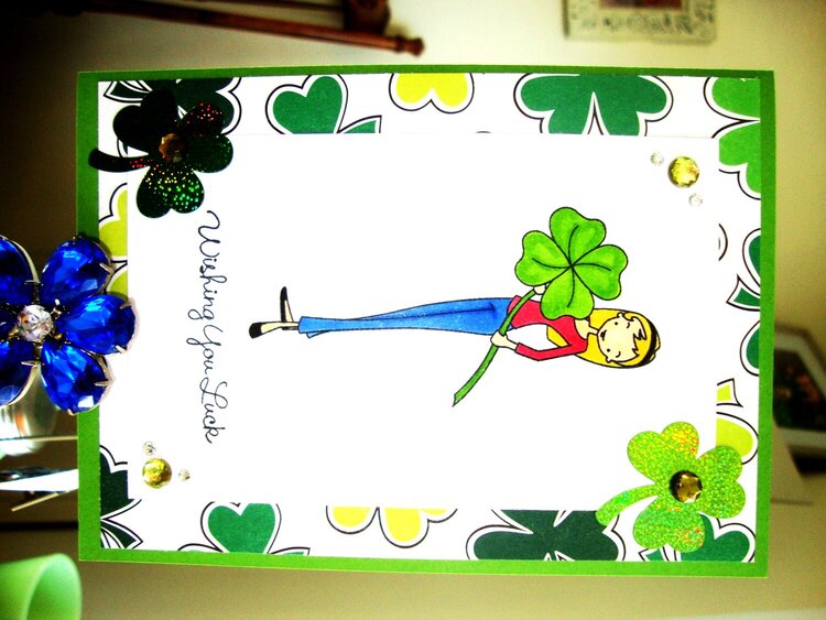 Wishing You Luck card with My Favorite Things Stamps