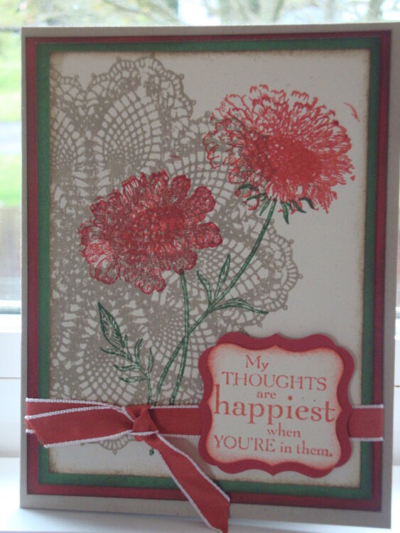 field flowers card