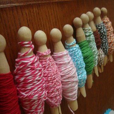I love storing my Doodle Twine like this!