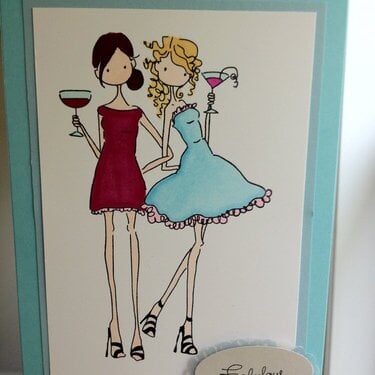 Fabulous cocktails card