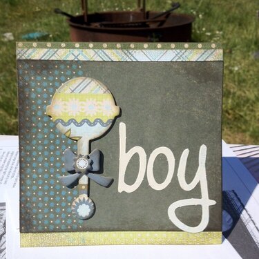 Baby boy card 2