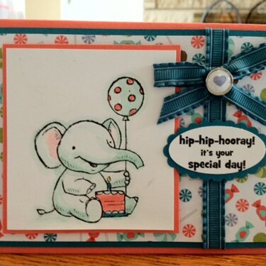 Elebration card Stampin Up