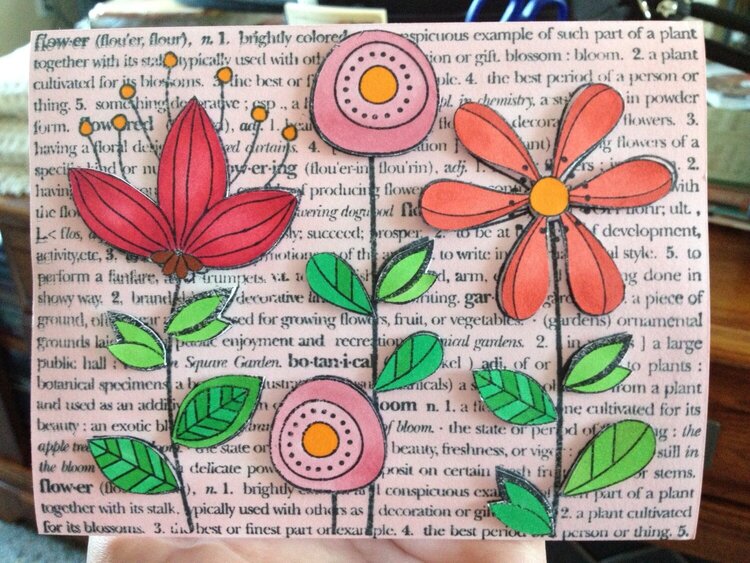 Flower Garden card