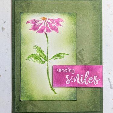 Sending Smiles card