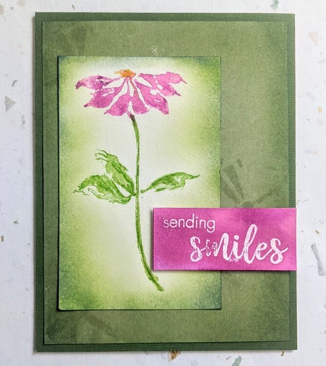 Sending Smiles card