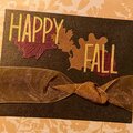 Happy Fall card