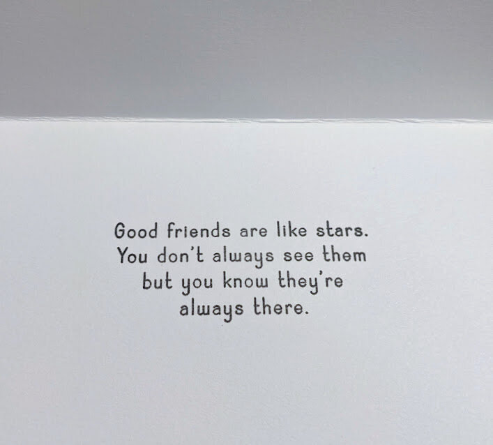 Good Friends card