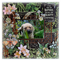 Graphic 45 life is abundant 12"x12" page of Ginny