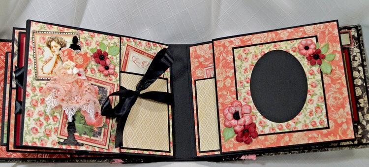 Graphic 45 Mon Amour Mini Scrapbook Photo Album