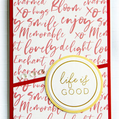 Life is Good greeting catd