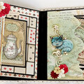 Alice In Wonderland Scrapbook Mini Album