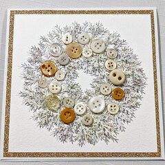 Button wreath