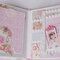 Little Girl Princess Shabby Scrapbook Mini Photo Album Terry