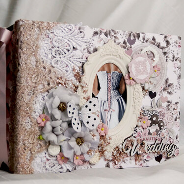 Prima Rose Quartz Wedding Mini Album Reneabouquets Design Team Project