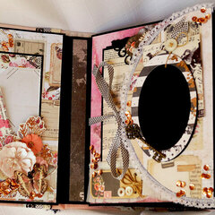 Pgs 1 & 2 - Prima Rossibelle Scrapbook Mini Photo Album Reneabouquets Design Team Project